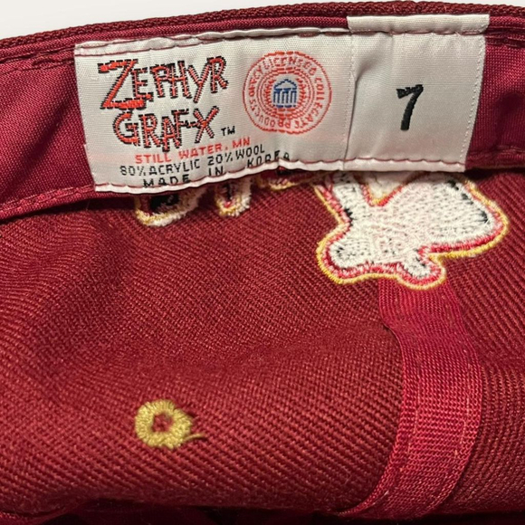 Vintage Zephyr Florida State Seminoles Snapback Hat Wool Blend Embroidered Rare - Picture 8 of 8